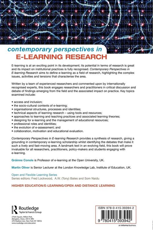 Produktbild: Contemporary Perspectives in E-Learning Research