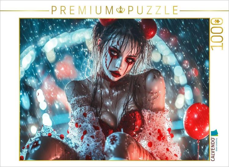 Produktbild: CALVENDO Puzzle Ihre Augen waren geschminkt - aber sie haben trotzdem geblutet | 1000 Teile Lege-Gr&ouml;&szlig;e 64x48cm Foto-Puzzle f&uuml;r gl&uuml;ckliche Stunden