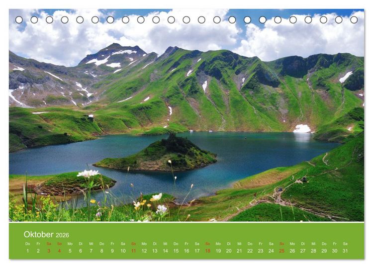 Produktbild: Wo das Allg&auml;u am sch&ouml;nsten ist (Tischkalender 2026 DIN A5 quer), CALVENDO Monatskalender