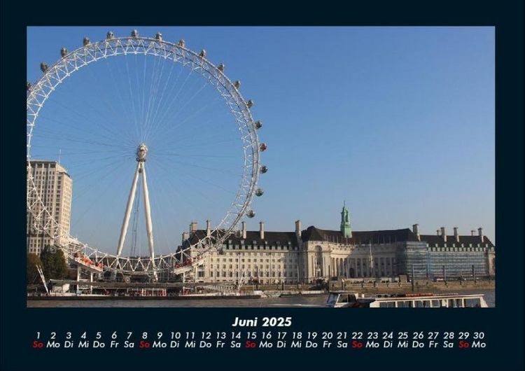Produktbild: London 2025 Fotokalender DIN A4