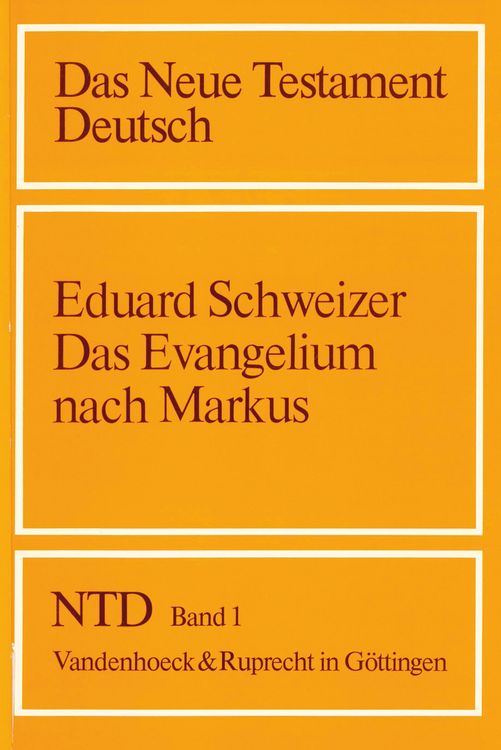 Produktbild: Das Evangelium nach Markus