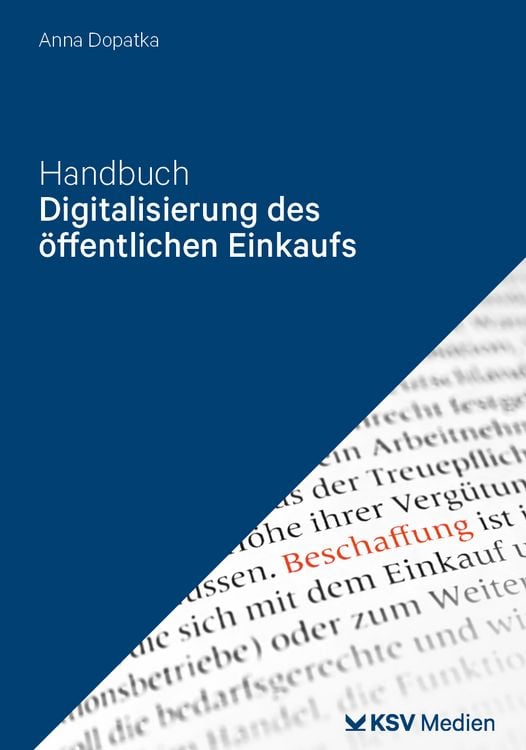 Produktbild: Handbuch Digitalisierung des &ouml;ffentlichen Einkaufs