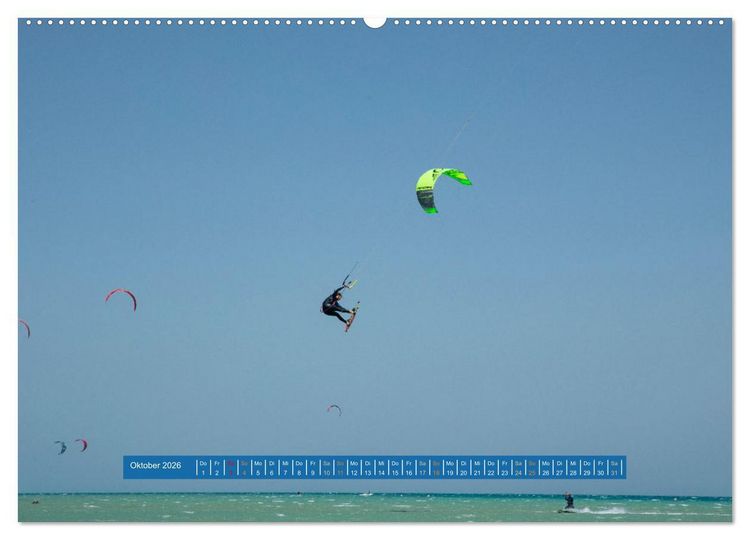 Produktbild: Kite Boarding El Gouna (Wandkalender 2026 DIN A2 quer), CALVENDO Monatskalender