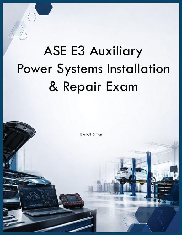 Produktbild: ASE E3 Auxiliary Power Systems Installation & Repair Exam