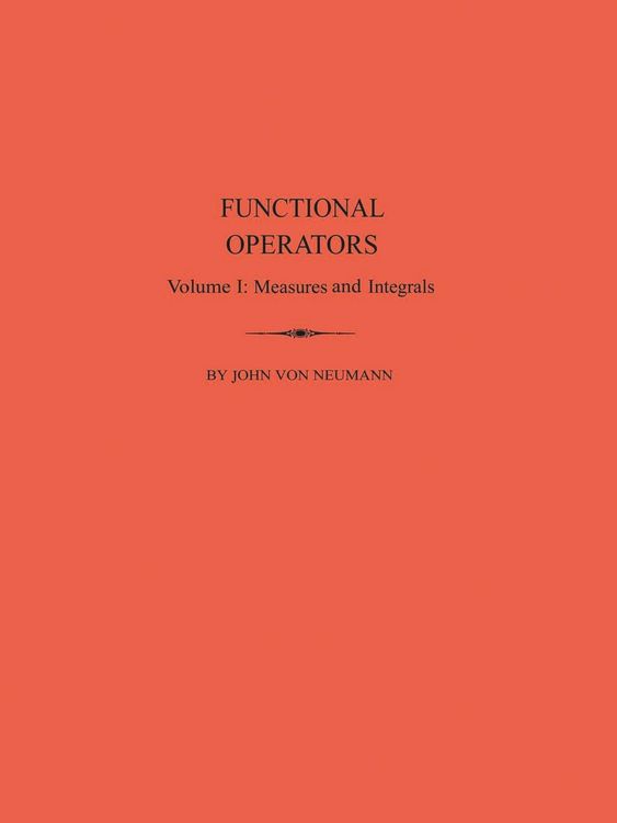 Produktbild: Functional Operators, Volume 1