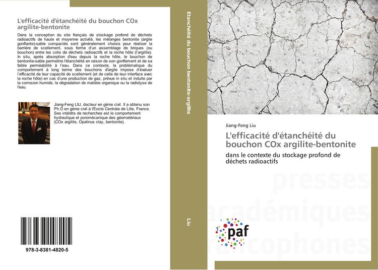 Produktbild: L'efficacit&eacute; d'&eacute;tanch&eacute;it&eacute; du bouchon COx argilite-bentonite