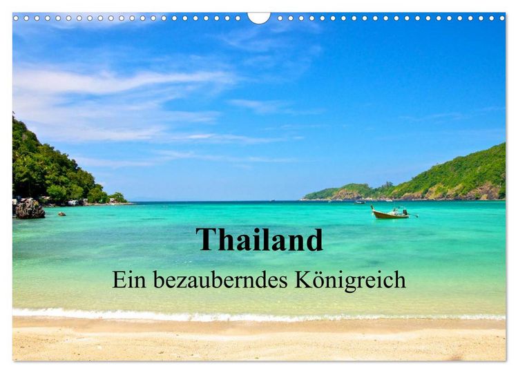 Produktbild: Thailand - Ein bezauberndes K&ouml;nigreich (Wandkalender 2026 DIN A3 quer), CALVENDO Monatskalender