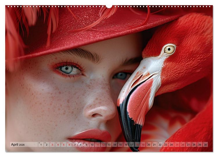 Produktbild: Farbenfrohe Sch&ouml;nheiten (hochwertiger Premium Wandkalender 2026 DIN A2 quer), Kunstdruck in Hochglanz
