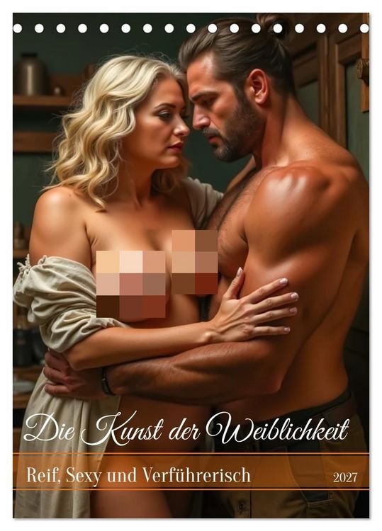 Produktbild: Die Kunst der Weiblichkeit - Reif, Sexy und Verf&uuml;hrerisch (Tischkalender 2027 DIN A5 hoch), CALVENDO Monatskalender