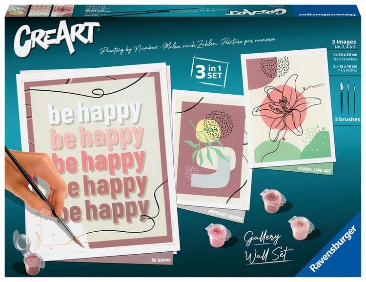 Produktbild: CreArt Gallery Wall - Abstrakte Formen