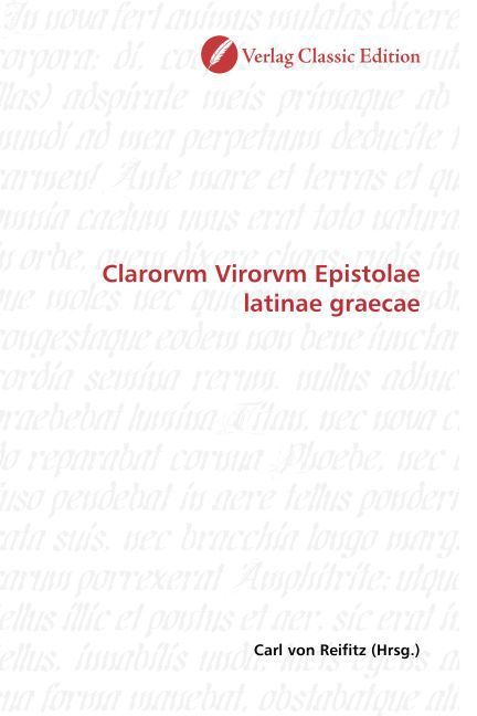 Produktbild: Clarorvm Virorvm Epistolae latinae graecae