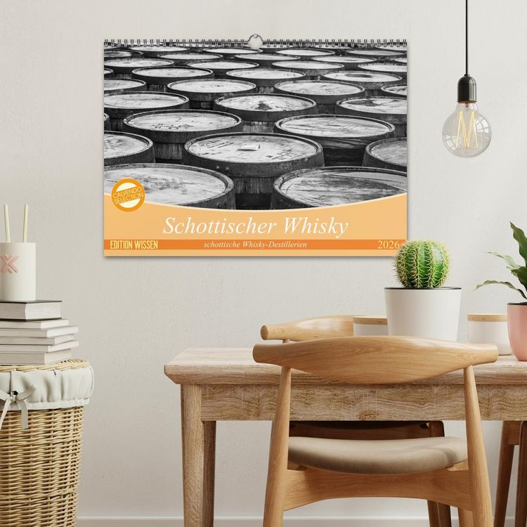 Produktbild: Schottischer Whisky (Wandkalender 2026 DIN A3 quer), CALVENDO Monatskalender