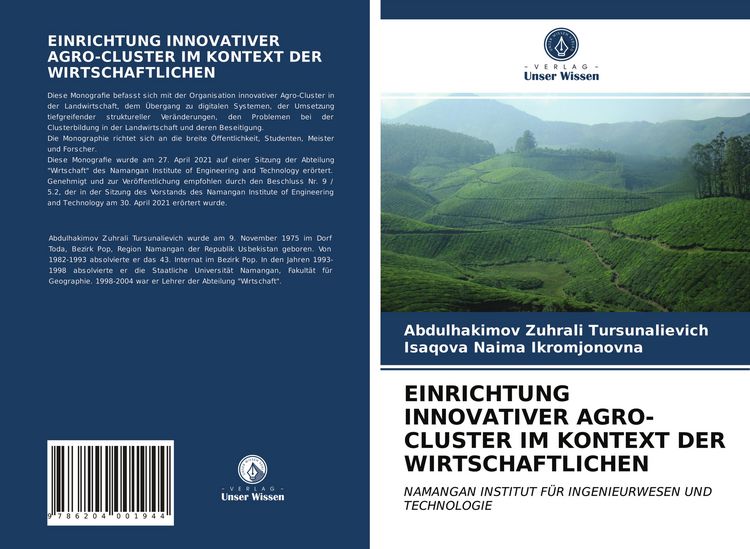 Produktbild: Einrichtung Innovativer Agro-Cluster im Kontext der Wirtschaftlichen