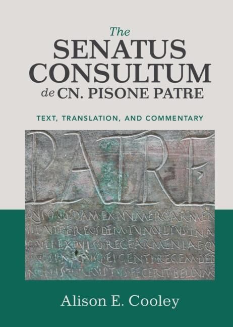 Produktbild: Senatus Consultum de Cn. Pisone Patre