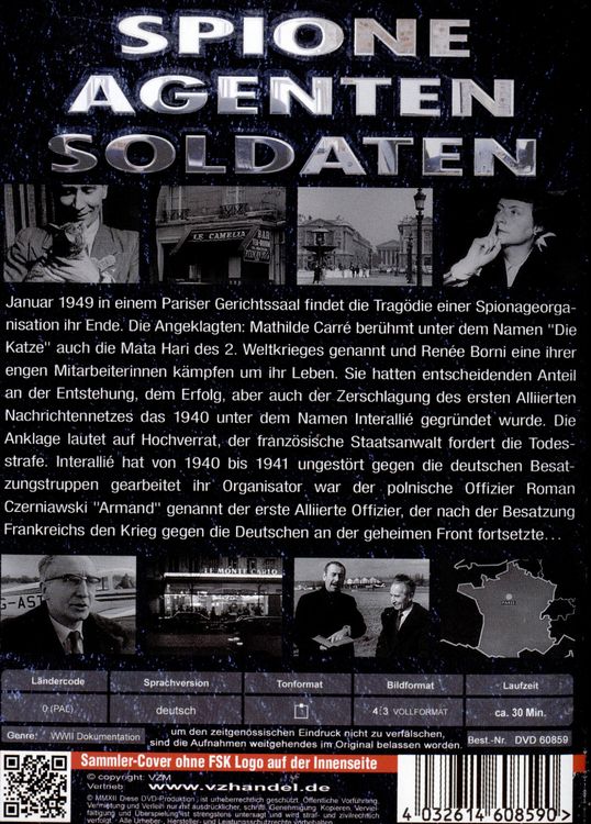 Produktbild: Spione, Agenten, Soldaten - Folge 10: Drehscheibe Paris - Spionage gegen Deutschland