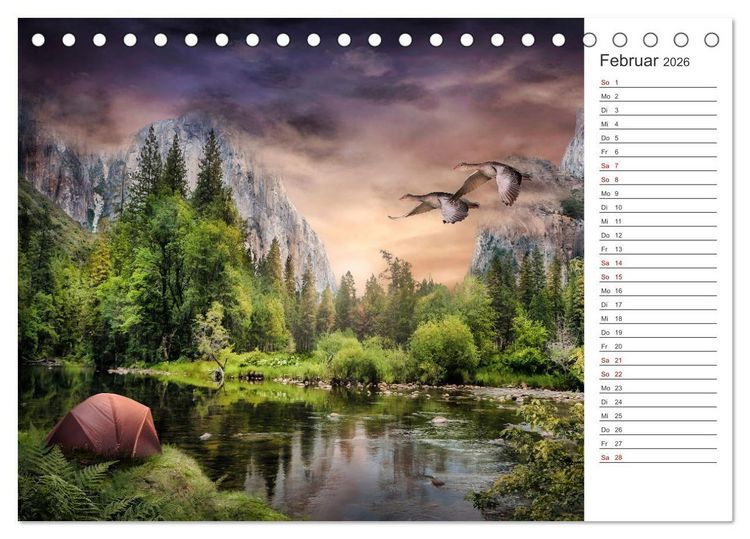 Produktbild: Kurze Auszeit (Tischkalender 2026 DIN A5 quer), CALVENDO Monatskalender
