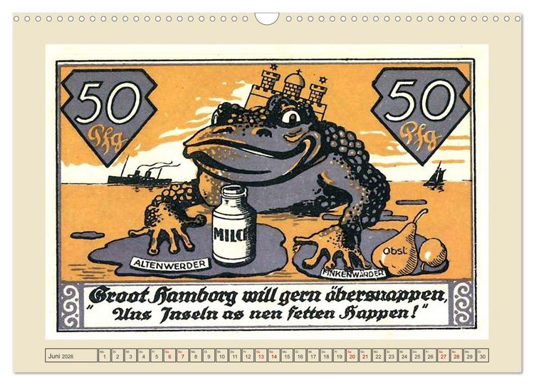 Produktbild: Gru&szlig; aus Finkenwerder (Wandkalender 2026 DIN A3 quer), CALVENDO Monatskalender