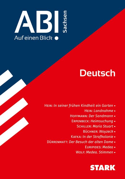 Produktbild: STARK Deutsch - Abi - Auf einen Blick! 2026 Sachsen