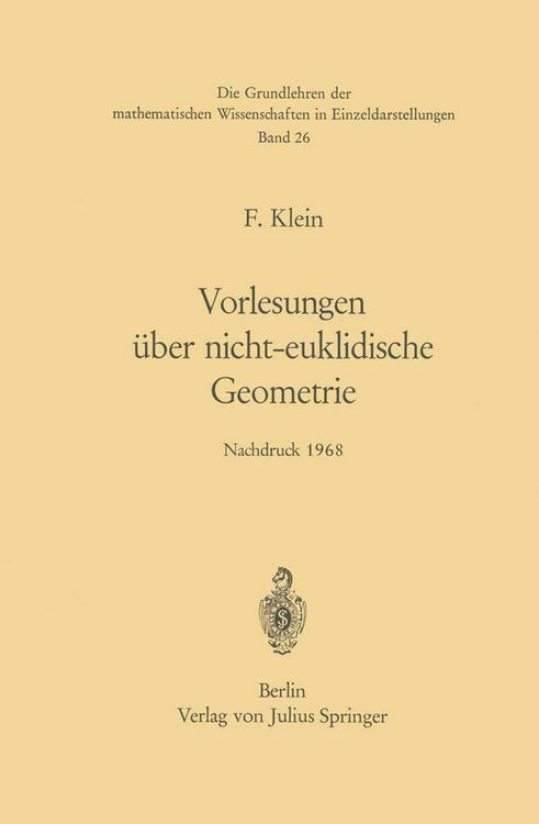 Produktbild: Vorlesungen &uuml;ber Nicht-Euklidische Geometrie