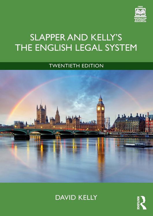 Produktbild: Slapper and Kelly's The English Legal System