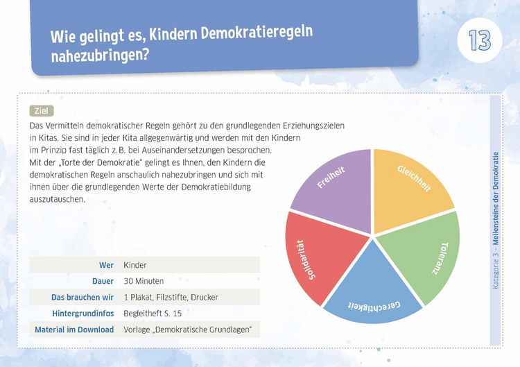 Produktbild: Demokratiebildung in der Kita