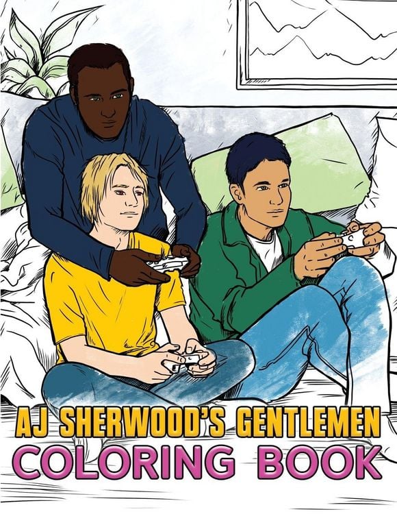 Produktbild: AJ Sherwood's Gentlemen Coloring Book