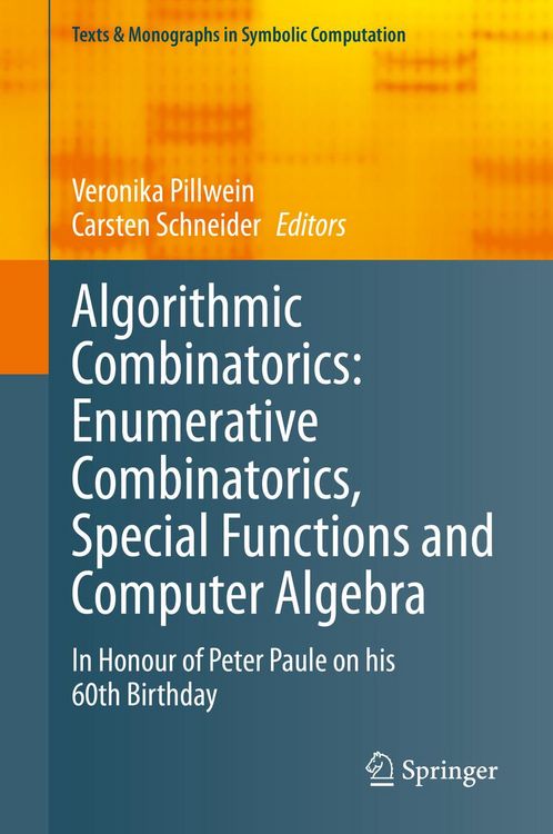 Produktbild: Algorithmic Combinatorics: Enumerative Combinatorics, Special Functions and Computer Algebra