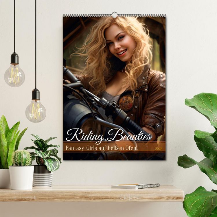 Produktbild: Riding Beauties (Wandkalender 2026 DIN A2 hoch), CALVENDO Monatskalender
