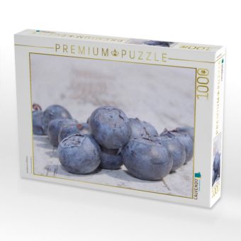 Produktbild: CALVENDO Puzzle Heidelbeeren Stillleben | 1000 Teile Lege-Gr&ouml;&szlig;e 64x48cm Foto-Puzzle f&uuml;r gl&uuml;ckliche Stunden