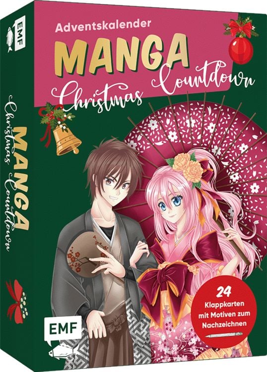 Produktbild: Adventskalender-Kartenset: Manga Christmas Countdown