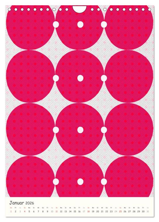 Produktbild: Punkt Punkt Punkt (Wandkalender 2026 DIN A4 hoch), CALVENDO Monatskalender