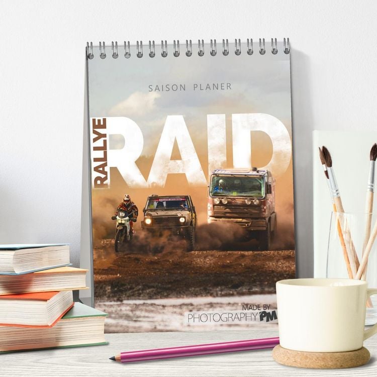 Produktbild: RALLYE RAID - Saison Planer (Tischkalender 2026 DIN A5 hoch), CALVENDO Monatskalender