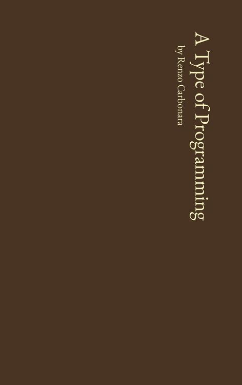 Produktbild: A Type of Programming