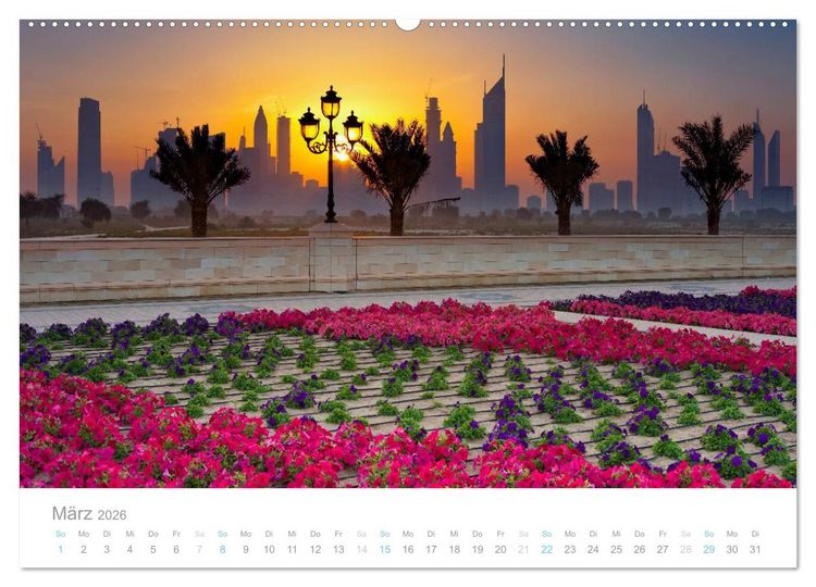 Produktbild: Dubai Architektur 2026 (hochwertiger Premium Wandkalender 2026 DIN A2 quer), Kunstdruck in Hochglanz