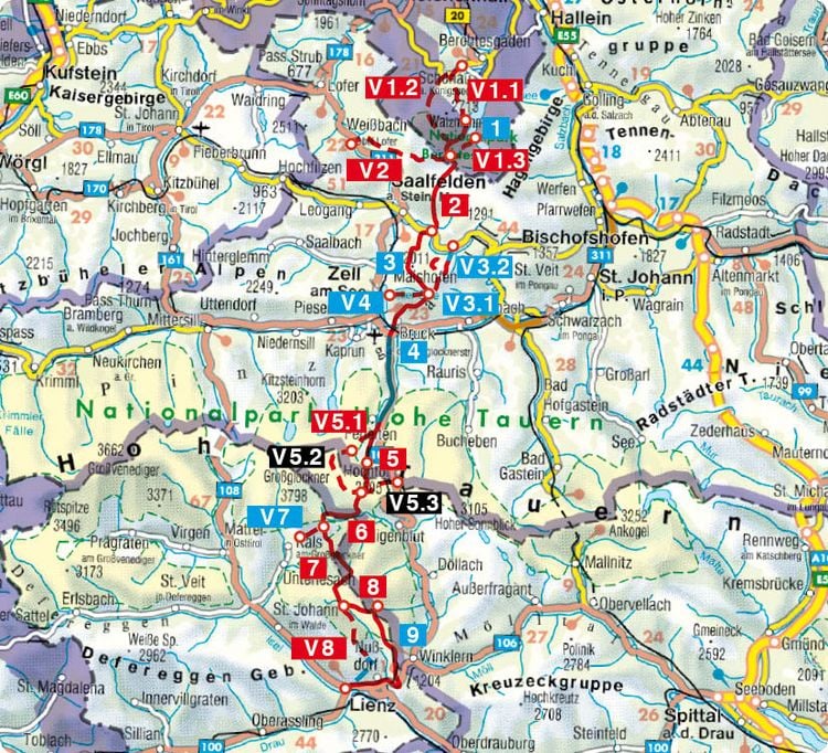 Produktbild: ROTHER Wanderf&uuml;hrer Alpen&uuml;berquerung Berchtesgaden - Lienz