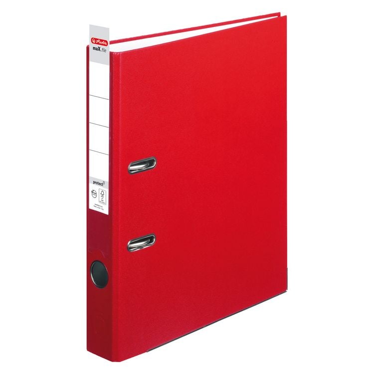 Produktbild: Herlitz Ordner maX.file protect A4 5cm rot