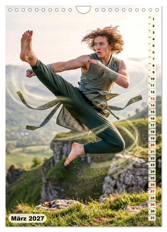 Produktbild: Die Kunst des Kampfes (Wandkalender 2027 DIN A4 hoch), CALVENDO Monatskalender