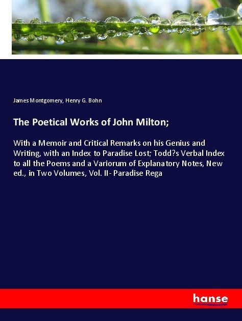 Produktbild: The Poetical Works of John Milton;