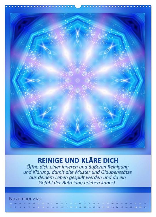Produktbild: Light Energy Mandalas - Kalender - Vol. 2 (Wandkalender 2026 DIN A2 hoch), CALVENDO Monatskalender