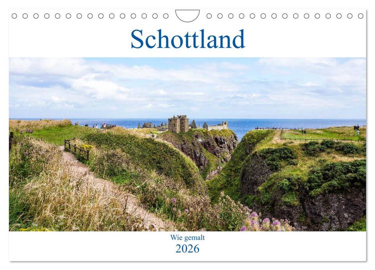 Produktbild: Schottland - Wie gemalt (Wandkalender 2026 DIN A4 quer), CALVENDO Monatskalender