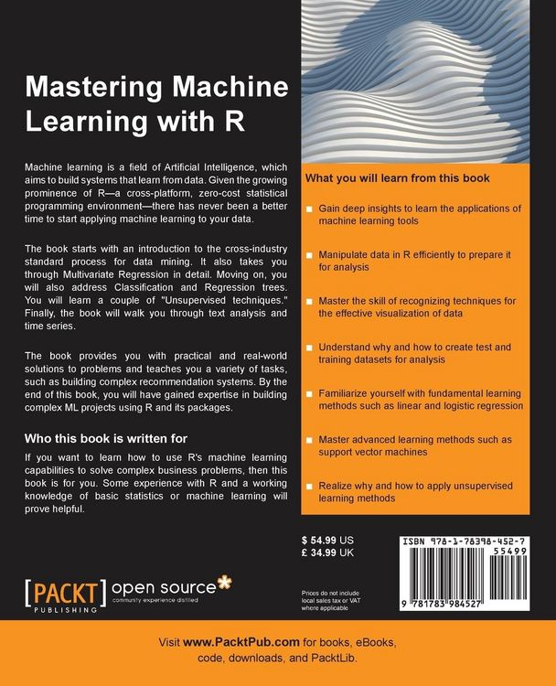 Produktbild: Mastering Machine Learning with R