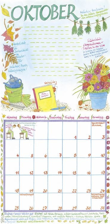 Produktbild: Kohwagner Merkkalender Mein buntes Jahr