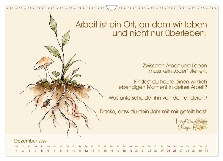 Produktbild: Arbeit ist Beziehung (Wandkalender 2027 DIN A3 quer), CALVENDO Monatskalender
