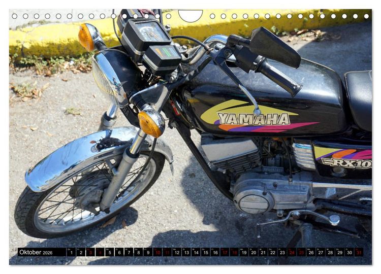Produktbild: YAMAHA - Motorrad-Legenden (Wandkalender 2026 DIN A4 quer), CALVENDO Monatskalender