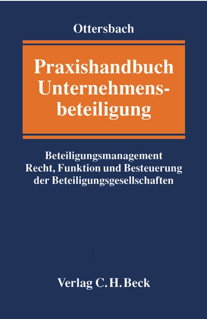 Produktbild: Praxishandbuch Unternehmensbeteiligung