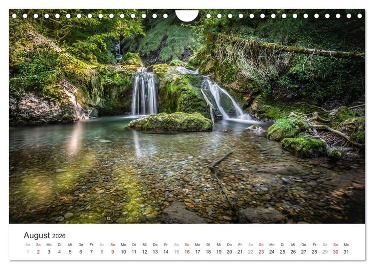 Produktbild: Wasserf&auml;lle Europas (Wandkalender 2026 DIN A4 quer), CALVENDO Monatskalender