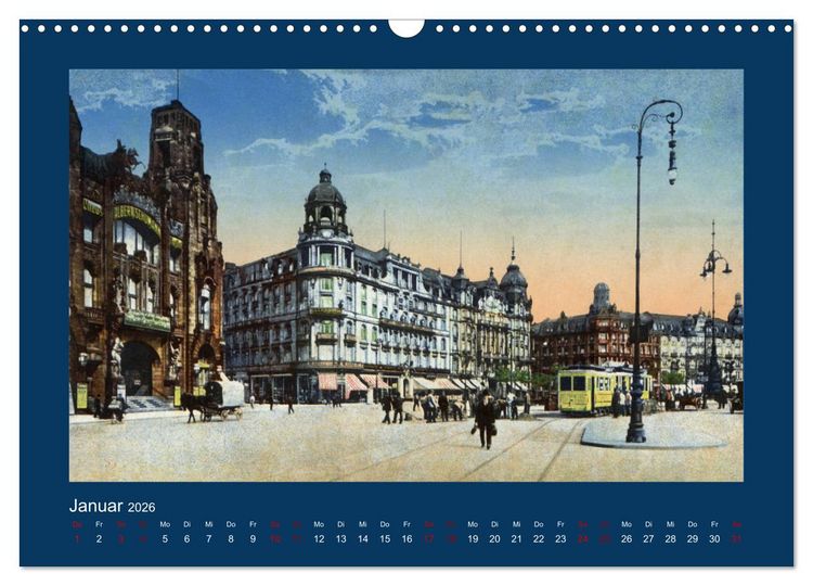 Produktbild: Historisches Frankfurt am Main von 1888 bis 1918 (Wandkalender 2026 DIN A3 quer), CALVENDO Monatskalender
