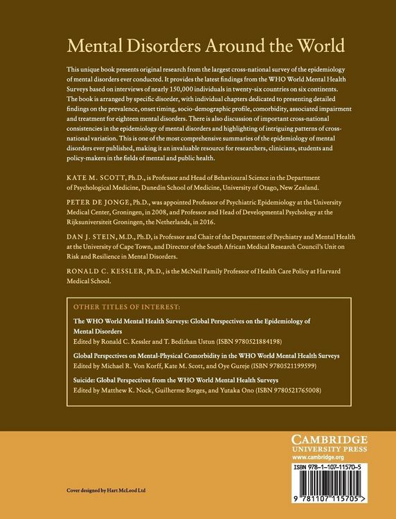 Produktbild: Mental Disorders Around the World