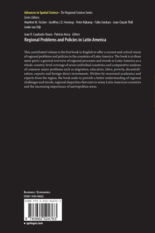 Produktbild: Regional Problems and Policies in Latin America