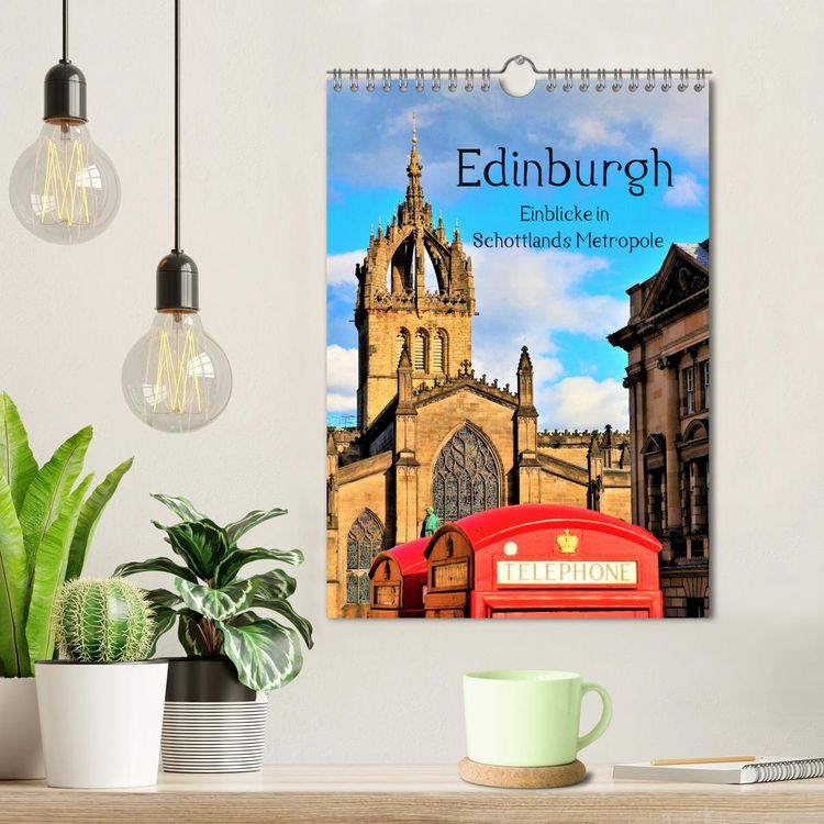 Produktbild: Edinburgh - Einblicke in Schottlands Metropole (Wandkalender 2026 DIN A4 hoch), CALVENDO Monatskalender